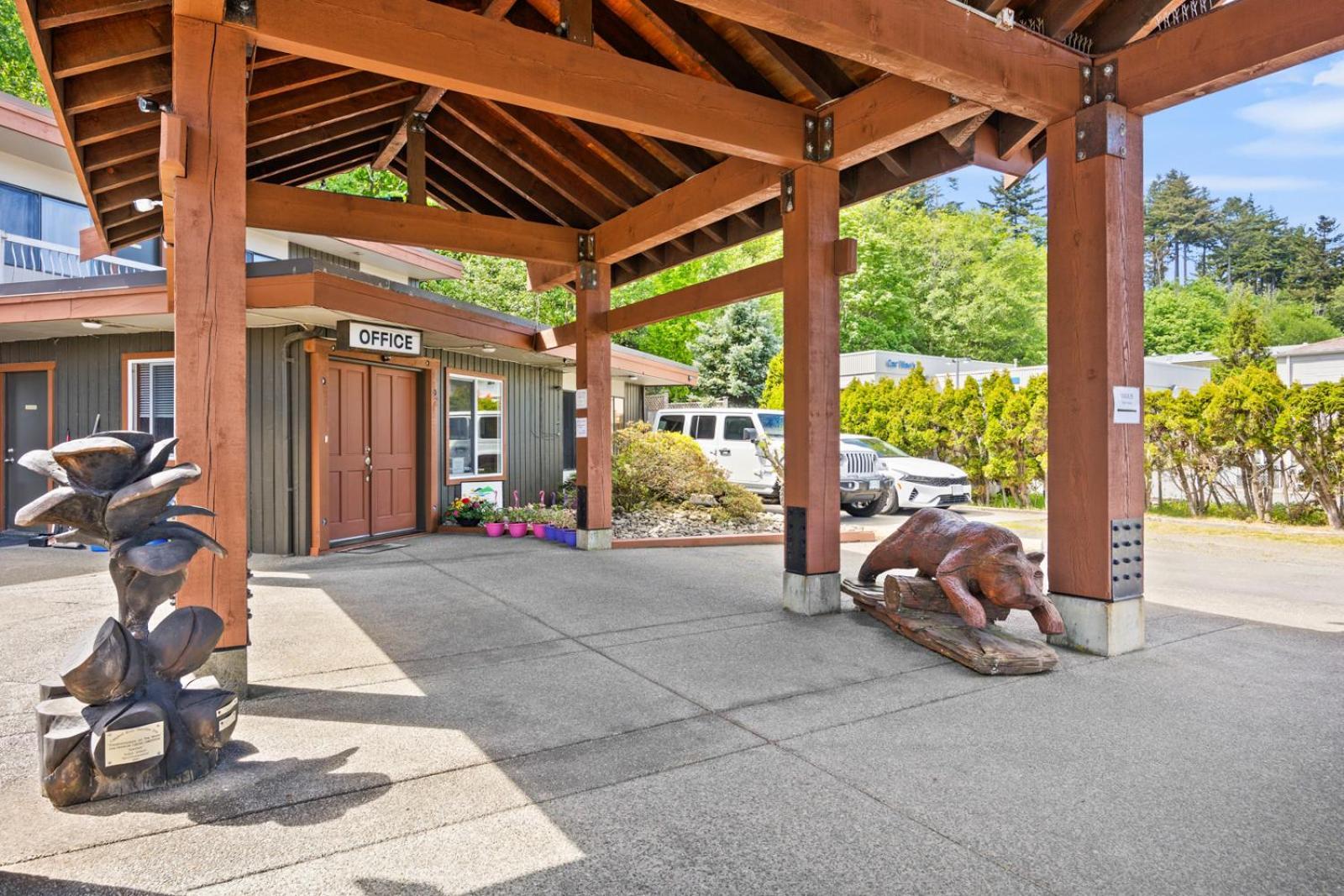 Big Rock Motel Campbell River Exterior foto